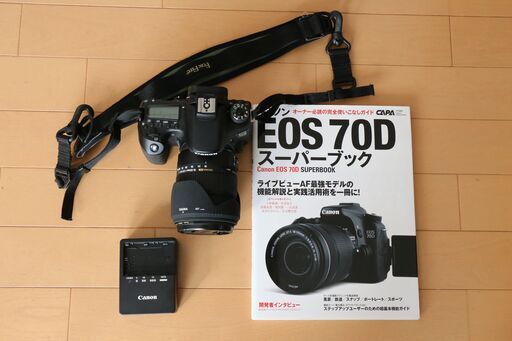 Wi-Fi搭載  Canon EOS 70D 高画質 動画撮影 標準レンズ付き 大人気