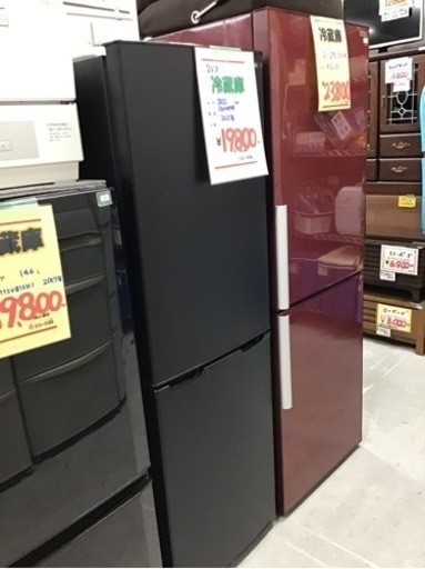 ●販売終了●※訳あり アイリスオーヤマ ２ドア冷蔵庫 162L 2021年製 中古品 ブラック ※冷凍庫引出１個欠品