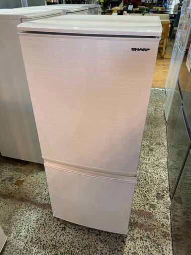 【愛品館市原店】SHARP 2020年製 137L 2ドア冷蔵庫 SJ-D14F-W【愛市IR014750-104】