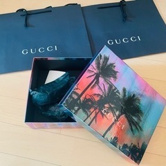 新品 グッチ GUCCIの空バッグ二つ 空箱一つ