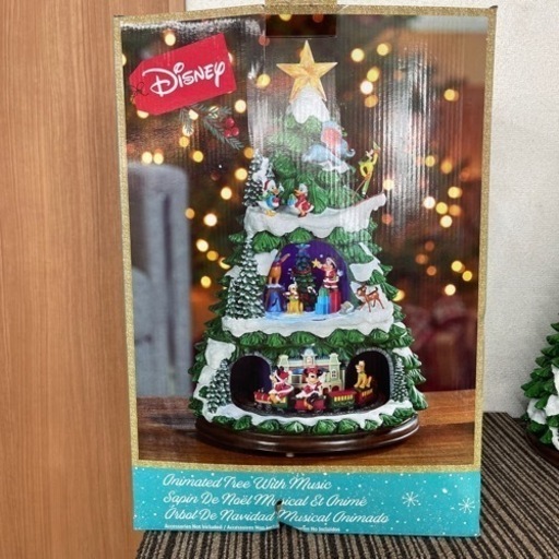 ⭐️Disney オルゴール付き卓上クリスマスツリー