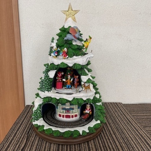 ⭐️Disney オルゴール付き卓上クリスマスツリー