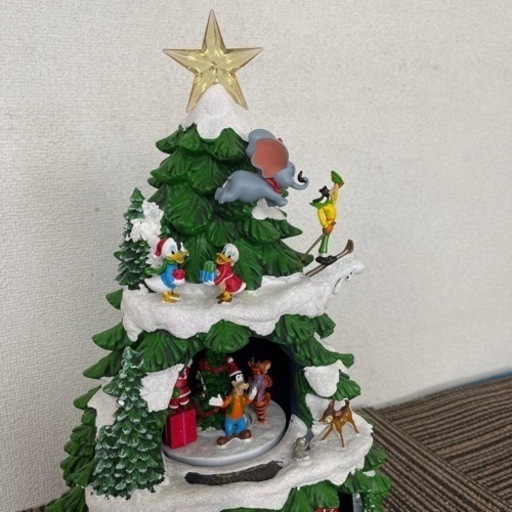 ⭐️Disney オルゴール付き卓上クリスマスツリー