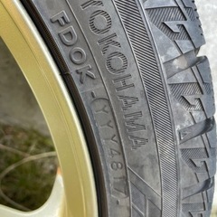 スタッドレスタイヤ(2017年製)215/45R17ホイール付4本 レガシィ 