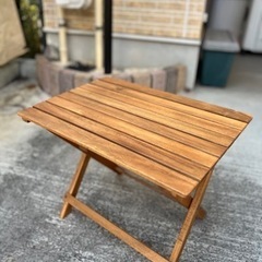 木製 折りたたみ ローテーブル