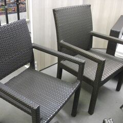 GISELE　椅子とサイドテーブル2色混在セット