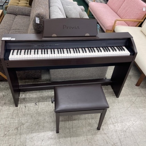 トレファク吉川店 CASIO 電子ピアノ PX-750BN イス付き 2014年製 フットペダル下固定ネジ欠品
