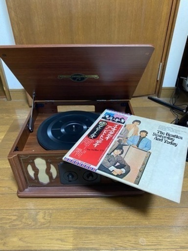 アンティーク調レコードプレイヤー　おまけ付き