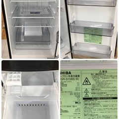 S786 東芝 TOSHIBA GR-S15BS（K） [冷蔵庫 （153L・右開き） 2ドア BS