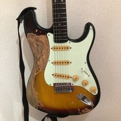 ストラトタイプ　エレキギター　レリック