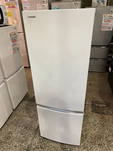 【愛品館市原店】東芝 2020年製 170L 2ドア冷蔵庫 GR-S17BS（W）【愛市IR014834-104】