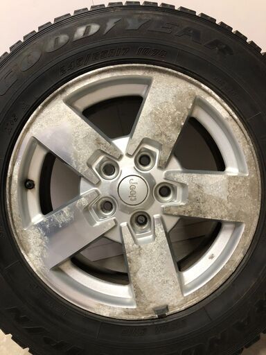 Jeep コマンダー 純正ホイール GOODYEAR WRANGLER 245/65R17 17-7.5J  