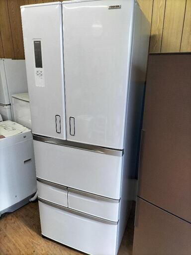 東芝（TOSHIBA）GR-E50FX（WS）6ドア冷凍冷蔵庫 501L　2012年製