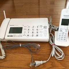 【取引成立】電話機 Panasonic (取扱説明書付き)
