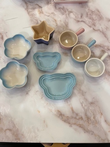 ★お引渡し先が決まりました★お皿　ル・クルーゼ ★LE CREUSET★ 小皿・小鉢 8点セット