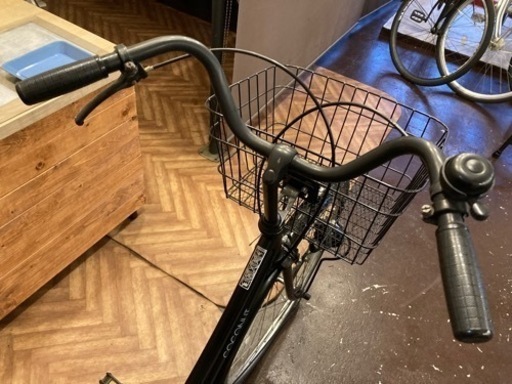 【前後タイヤ・チューブ新品！】LEDダイナモ　27インチ自転車　ブラック 前輪タイヤ・前輪チューブ新品！】LEDダイナモ 27インチ自転車 黒