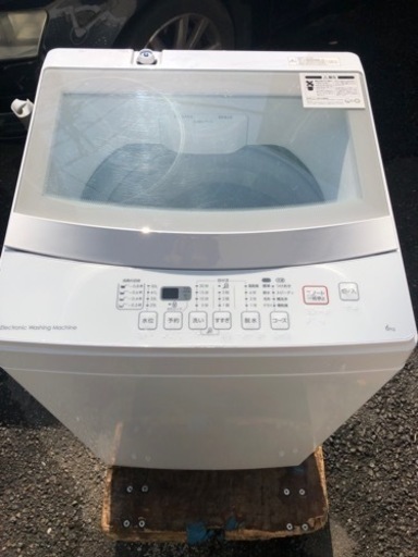 【中古品】ニトリ 縦型洗濯機 NTR60 2019年製