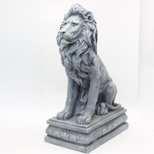 325)フィレンツェのライオン彫像 インテリア オブジェ 石像 置物 参考価格10万円