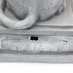 325)フィレンツェのライオン彫像 インテリア オブジェ 石像 置物 参考 