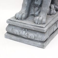325)フィレンツェのライオン彫像 インテリア オブジェ 石像 置物 参考 