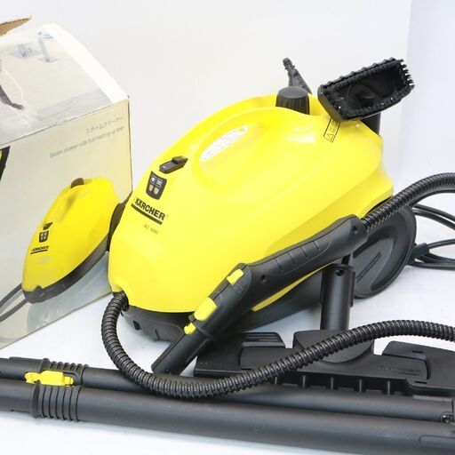 418) KARCHER スチームクリーナー ケルヒャー SC1000 各種ヘッド付 箱あり