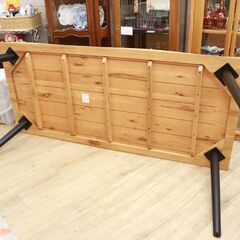 R114) 大川家具 GROVE 200TABLE グローブ 200テーブル オーク無垢 ウレタン塗装 大川全家具 参考価格¥147,000