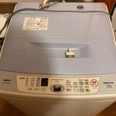 洗濯機　二千円支払いますので引き取って下さい！年式古いが動きます！