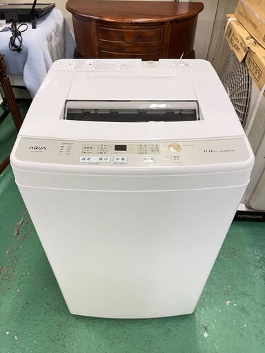 AQUA アクア 洗濯機 AQW-S60H 6kg 2020年製 家電 H161 - toledofibra