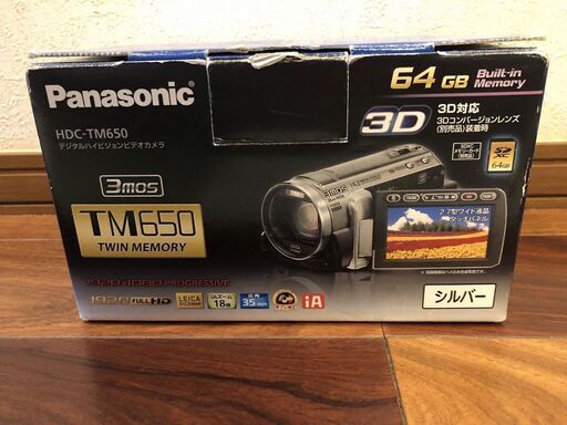 デジタルハイビジョンビデオカメラ　Panasonic　HDC-TM650