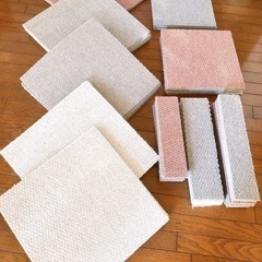 静床ライト(オフホワイト、チャコール、ピンク)計69枚＋カット20枚分程度