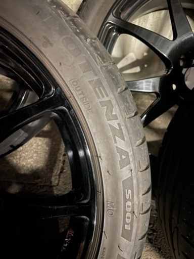 TRD SF-2 鍛造ホイール ポテンザs001 バリ溝225/40R18 5H100 7.5J +46