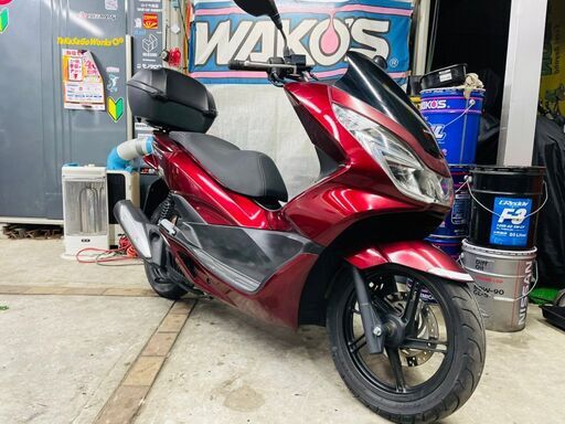 ★新古車！PCX 125 実走行259km ボックス付き！ LEDヘッドライト！ 千葉 木更津から ローンOK！ 配送OK！ 通勤 通学 125cc★