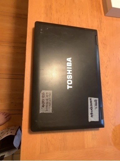 断捨離特価東芝Dynabook SatelliteB551改その➂　新品SSD120G i5にスペックアップ増量メモリー4GWin10 pro 64bit