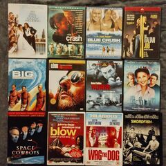 12 DVDs in English