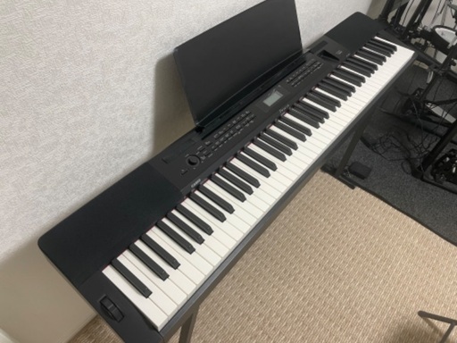 電子ピアノ　CASIO PX-350 純正ケース、純正スタンド付き