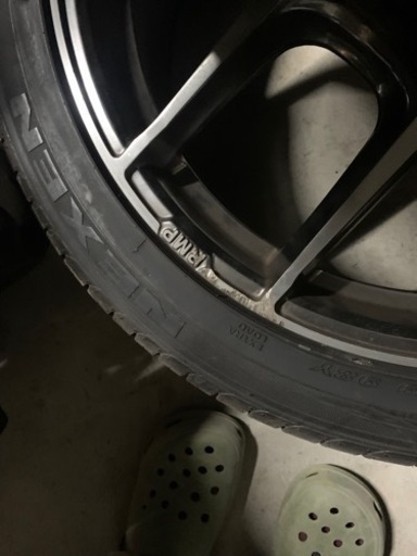 ホイール　19インチ8J通しPCD114.3 4本セットRMP 025F