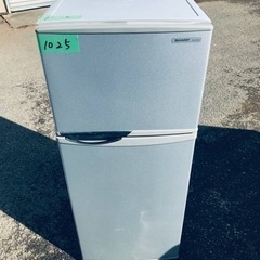 1025番 シャープ✨冷凍冷蔵庫✨SJ-H12W-S‼️