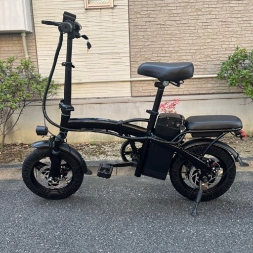 新作 めちゃ速 バックシート取り外し可能 フル電動自転車 アクセル付 