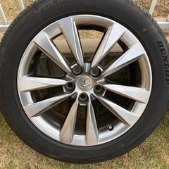 レクサス　LS600 後期型　純正ホイール、サマータイヤ4本セット