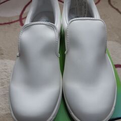 【新品未使用】厨房靴、白靴、レインスニーカー　25.5cm