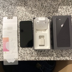 iPhone8 64GB 箱　付属品有り　simフリー