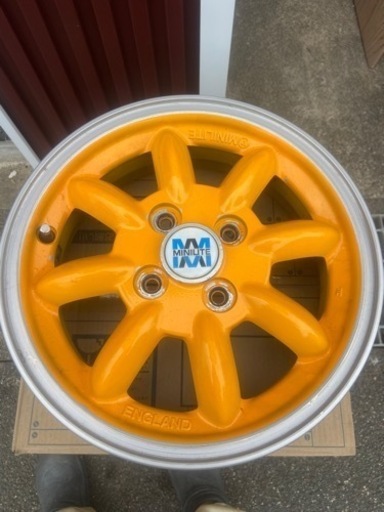 アルミホイール4本セット。ダイハツ ミラジーノのMINILIGHTです。 アルミホイール4本セット。ダイハツ ミラジーノのMINILIGHTです。