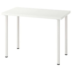 IKEA LINNMON リンモン テーブルホワイト100x60 cm