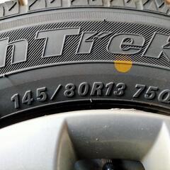 ほぼ新品スタッドレス4本ホイール付き ハスラー