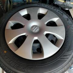 ほぼ新品スタッドレス4本ホイール付き ハスラー