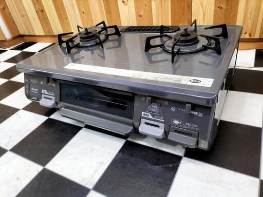リンナイ　ガスコンロ　ガス器具　LPガス用　RT64JHS　グリル付き　右側強火　キッチン