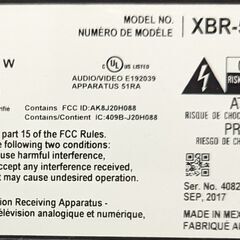 アメリカ購入] SONY BRAVIA XBR-55X900E 2017製