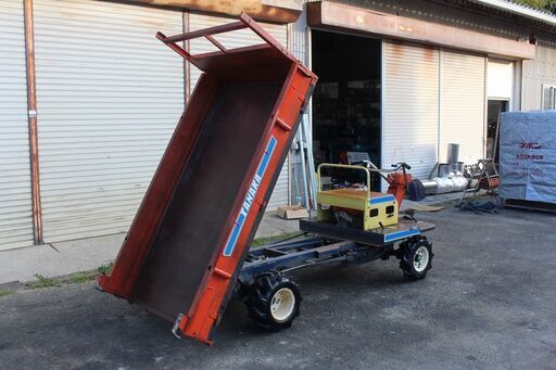 福岡■ 田中 製作所 油圧 ダンプ 運搬車 DP 4WD 切替 ビートル 500kg 乗用 5.2馬力 中古 キャリー ■ D19040939 SOLD OUTタナカ 運搬車 DP-4WDX 油圧ダンプ 4WD 乗用運搬車 ガソリン