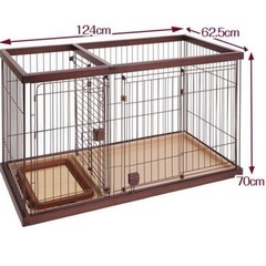 ペティオ　犬ゲージ　トイレ別！！