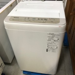 ※終了※【３ヶ月保証】パナソニック 洗濯機 2019年製 5kg